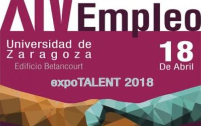 Nos vemos en ExpoTALENT 2018. Feria de empleo de la Universidad de Zaragoza