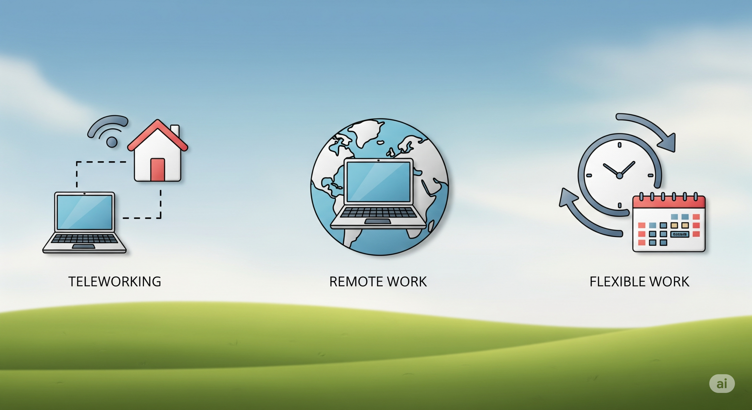 Diferencias clave entre teletrabajo, trabajo a distancia y trabajo flexible en España